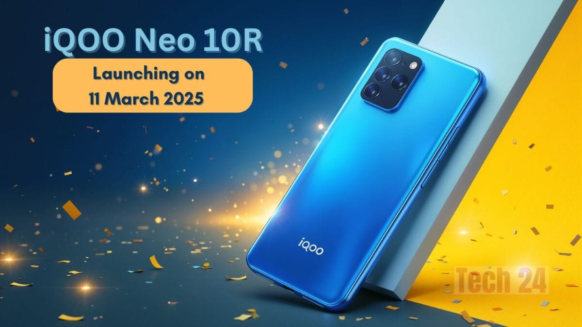 iQOO Neo 10R Smartphone launching on 11 March 2025, specifications, features and price in India